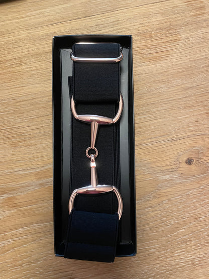 Snaffle bit Belte Sort - Work of Equine 