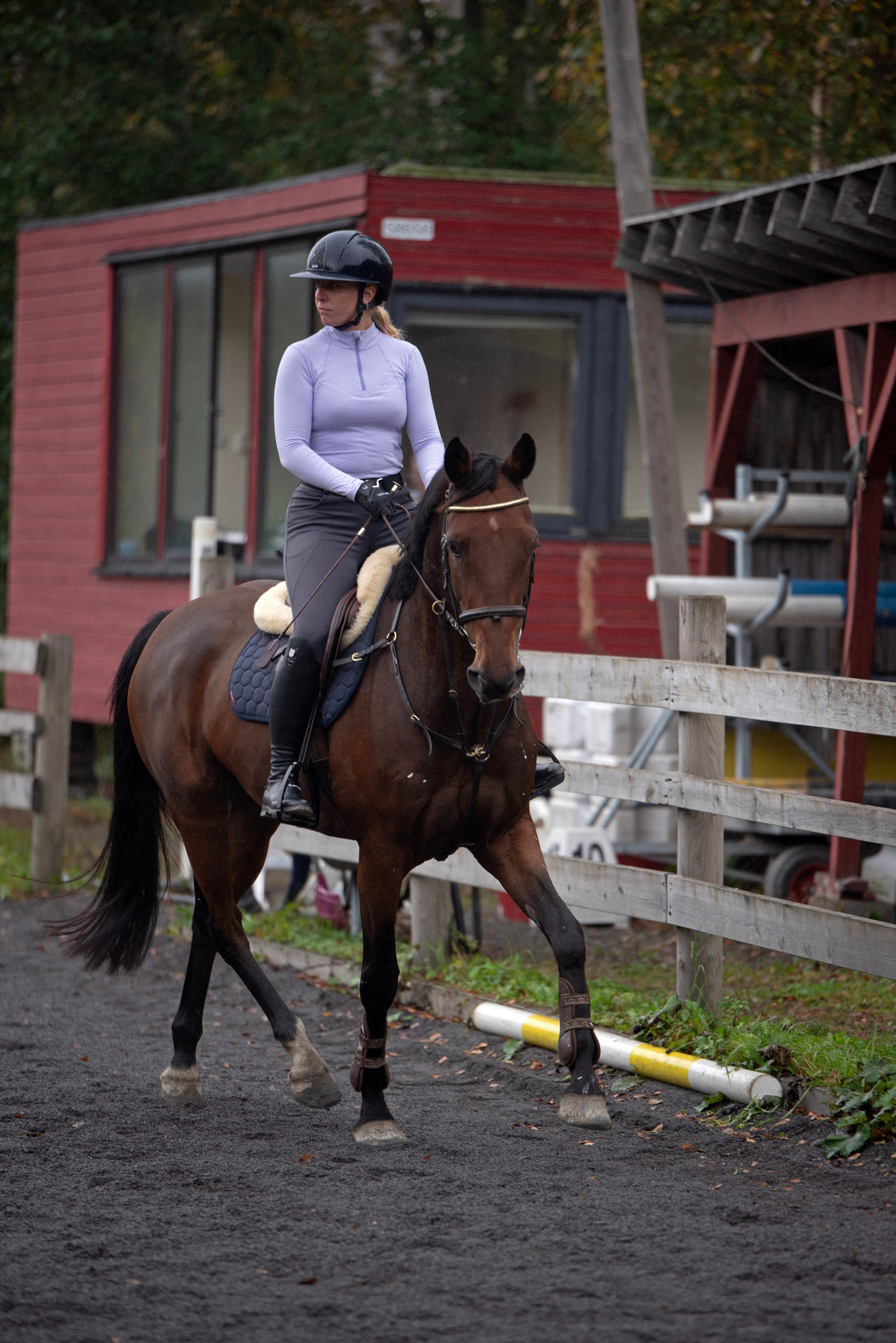 Ellie Long Sleeve Zipper - Work of Equine 